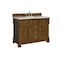 James Martin Vanities Brookfield 48" Single Vanity, Honey Oak, w/ 3 CM Siberian Silestone Top w/FreePower Wireless Charger 547-V48-HNO-FSFR - alternate 6