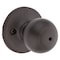 Kwikset Privacy Door Knob, Knob Handle, Brass, Venetian Bronze, 238 to 234 in Backset 300P11PRCALRCSV1 - alternate 3