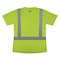 Ergodyne Hi-Vis Shirt, L, Lime, Short Sleeve 22074 - alternate 1