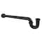 Kingston Brass 1-1/4, or 1-1/2 x 1-1/2 in. P-Trap with Box Flange, 24 in. Length, 18 Gauge, Matte Black CC9240MB - alternate 1