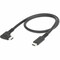 Startech.Com 1.6FT 50CM RUGGED RIGHT ANGLE USB-C CABLE, USB 10 GBPS, USB C TO C DATA TRANSFER CABLE, 4K RUSB31CC50CMBR - alternate 4