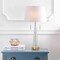 Jonathan Y Zoe 29.5" 2-Light Crystal LED Table Lamp, Clear/Brass Gold JYL2018A - alternate 7