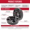 Coyote Wheel Accessories WHEEL ADAPTERS Deep Well 7 Point 1316 Inch Male X 78 Inch Male Black Carbon Steel Single 11497-7 - alternate 3
