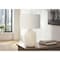Monarch Specialties Lighting, 26 in.H, Table Lamp, Cream Ceramic, Ivory / Cream Shade, Contemporary I 9704 - alternate 1