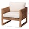 Bali & Pari Helina Bohemian Bleached Seagrass and Acacia Wood Arm Chair 254-13850-ZORO - alternate 6