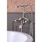 Anzzi Suni 3-Handle Claw Foot Tub Faucet with Hand Shower in Brushed Nickel FS-AZ0052BNR - alternate 7