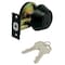 Prosource Deadbolt, Single Cylinder, Matte Black DLX91-SP5V24 - alternate 1