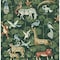 A-Street Prints Rigby Green Jungle Animals Wallpaper 4135-27286 - alternate 1
