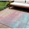 Homeroots 9' X 12' Salmon And Beige Abstract Washable Indoor Outdoor Area Rug 610965 - alternate 1