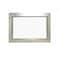 Homeroots Silver Rectangle Accent Metal Mirror 274537 - alternate 1