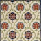 Homeroots 6' X 9' Navy Blue Beige Green Blue And Red Floral Indoor Outdoor Area Rug 546802 - alternate 6