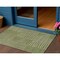 Homeroots 3' X 5' Olive Green And Beige Geometric Washable Indoor Outdoor Area Rug 596956 - alternate 1