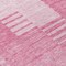 Homeroots 8' Pink And Blush Round Striped Washable Indoor Outdoor Area Rug 581661 - alternate 2