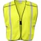 Ironwear Breakaway Polyester Safety Vest w/ 1 in Reflective Tape Lime/2X-Large 1217-BRK-L-2XL - alternate 1