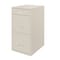 Space Solutions 14.25 in W 3 Drawer Vertical File Cabinet W/ Pencil Drawer, Stone 25154 - alternate 2