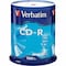 Verbatim Americas Verbatim CD-R Discs, 94554, 52X, 700MB/80Min, Branded, Spindle, 100/Pk, Silver 94554 - alternate 1