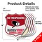 Signmission No Trespassing Shield Sign This Property, 4 inch X 4 inch, Vinyl Decal, 5PK SHI-D-5PACK-4-410 - alternate 3