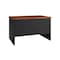 Hirsh Desk Pedestal, 30 in D X 29 1/2 in H, 48 in W X Steel, Black/Walnut 20539 - alternate 4