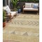 Homeroots 5' X 8' Gold Taupe And Beige Southwestern Washable Indoor Outdoor Area Rug 613904 - alternate 1