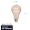Bulbrite 25 Watt Dimmable Antique Nostalgic Loop Filament A19 Medium E26 Incandescent Bulb, 4 PK 861373 - alternate 2