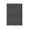 Homeroots 3' X 5' Black And Ivory Geometric Washable Indoor Outdoor Area Rug 596081 - alternate 5