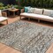 Homeroots 10' X 14' Brown And Beige Argyle Washable Indoor Outdoor Area Rug 615799 - alternate 1
