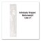 Berkley Square Individually Wrapped Mediumweight Cutlery, Soup Spoon, Plastic, White, 1000PK BEPCUTSSWR - alternate 2