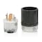 Leviton LockingPlug, 20A, 2hp, Black;White, Nylon 2411E - alternate 7
