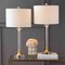 Jonathan Y Mark 28" Crystal/Metal LED Table Lamp, Clear/Brass Gold, 2PK JYL5039A-SET2 - alternate 6