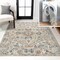 Jonathan Y Shaemus Bohemian Medallion Low-Pile Machine-Washable Cream/Terra 5 ft. x 8 ft. Area Rug WSH320B-5 - alternate 1
