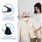 Simple Deluxe Lightweight Plastic Hangers, Space Saving Clothes Hangers with Non-Slip Shoulder Notches, Black, 30PK HIHANGPLASTB01X30 - alternate 4