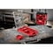 Milwaukee Tool PACKOUT Tool Case, 5 Compartments, 9-3/4 in W x 15-1/4 in D x 2-1/2 in H, Red, Plastic 48-22-8436 - alternate 6