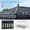 Sunjoy Kingston 20x12 Gazebo, Steel Hardtop Gazebo with Curtain and Netting - Gray Aluminum Posts A1020436A100 - alternate 2