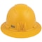 Klein Tools Hard Hat, Non-vented Brim Style, PC/ABS, 4-Point Point Ratchet with Pivot, Yellow 60489 - alternate 5