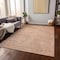 Homeroots 3' X 5' Peach Blue And Ivory Abstract Washable Indoor Outdoor Area Rug 597034 - alternate 5