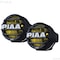Valeo FOG LIGHTS 312 Inch Round 9 Watt Fog Beam LED Clear Bulb Yellow Lens Black Housing 22-05370 - alternate 1
