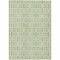 Homeroots 3' X 5' Artichoke Green And Ivory Geometric Washable Indoor Outdoor Area Rug 594821 - alternate 6