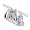 Kingston Brass Double-Handle 4" Centerset Bathroom Faucet with Pop-Up Drain, Polished Chrome KB8611CML - alternate 1