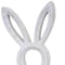 Homeroots Set of Two White Polyresin Rabbit Statue Tabletop Sculpture, 2PK 518058 - alternate 3