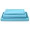 Lavish Home 3-Piece Brushed Microfiber Twin Sheet Set Bedding with Fitted and Flat Sheets Plus Pillowcase 66-MF75S-T-LTBL - alternate 1