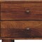 Homeroots 15" Brown Solid Wood Square Two Drawer Nightstand 651882 - alternate 2