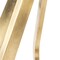 Homeroots 48" White And Gold Rounded Marble And Metal Pedestal Base Dining Table 380467 - alternate 3