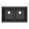 Elkay Quartz Classic 33" x 22" x 9-1/2" Equal Double Bowl Undermount Workstation Sink 4pc Kit Matte Black ELGU3322WOMB0 - alternate 3