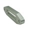 Lockjaw 4.88in Wide Aluminum Fairlead for Synthetic Winch Lines, Silver 28-0488s - alternate 3