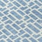 Homeroots 8' Denim Blue And Ivory Round Geometric Washable Indoor Outdoor Area Rug 594847 - alternate 4