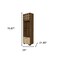 Homeroots 24in Beige and Mahogany Wood Corner Bar Cabinet With Single Door 478392 - alternate 3