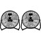 Edendirect 20 in. 3 Speed Black Floor Fan for Living Room, 2 Pack ZR-HIFANXFLOOR20X2 - alternate 1
