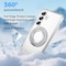 Alpha Digital Galaxy S25 Case w/ Magnetic Ring Stand- Full Protection, Soft Flex -360 shockproof S25-CLEAR - alternate 4