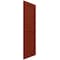 Ekena Millwork True Fit PVC Two Equal Flat Panel Shutters, Pepper Red, 12W x 42H, PR TFP101FPF12X042MR - alternate 3