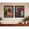 Homeroots Set Of Two Country Candlelight Black Framed Print Wall Art, 2PK 407087 - alternate 2